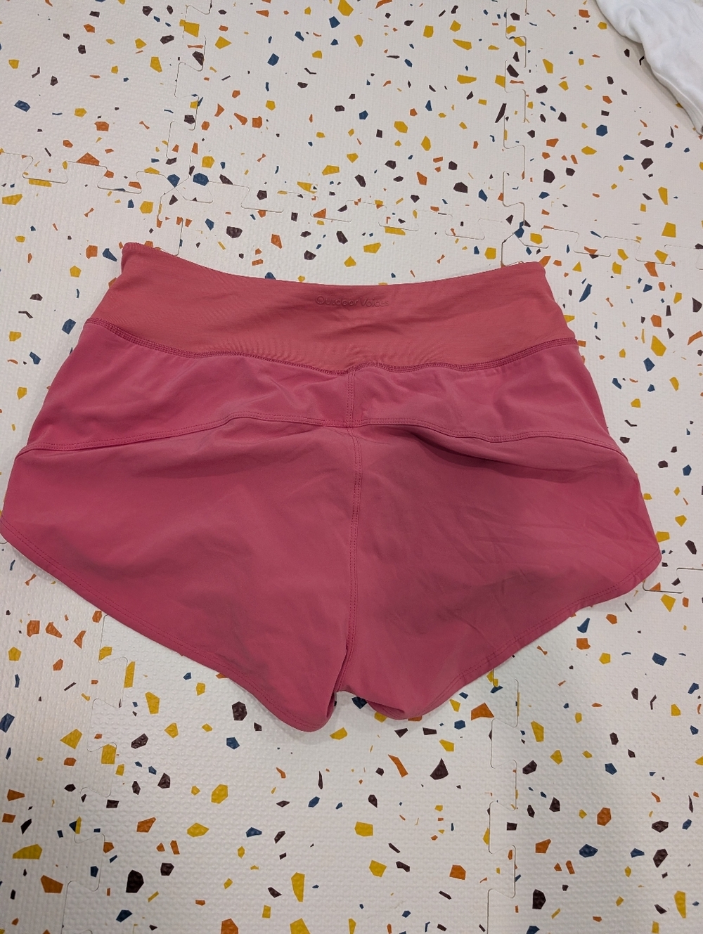 Outdoor Voices Rosewood Athletic Shorts Medium - Picture 2 of 3